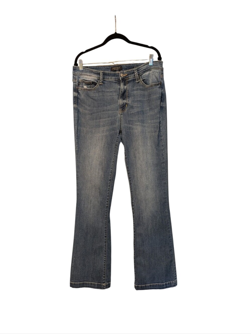 Judy Blue Faded Light Blue Wide Leg Jeans Size 15/32